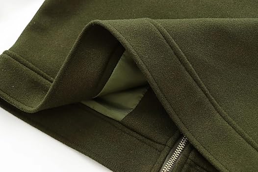 Amazon.com: Women's Wool Zip Jacket Fall Winter Wool Short